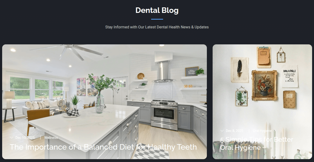 Dental Clinic Theme Preview
